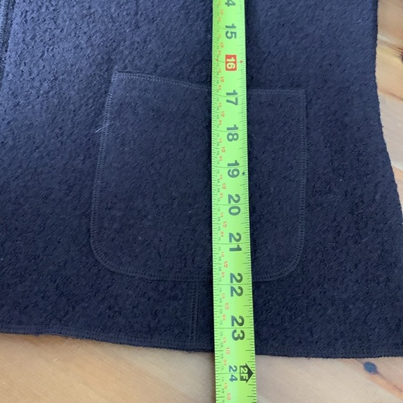 Rino Rossi Chocolate Brown Boiled Wool Zip Up Jacket w Pockets Canadian Made - Picture 10 of 11